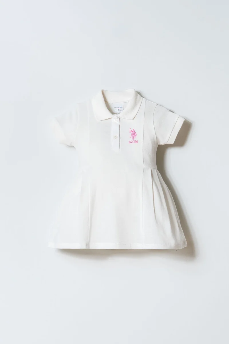 U.S. Polo Assn. U.S. Polo Assn. Baby Girls White Dress